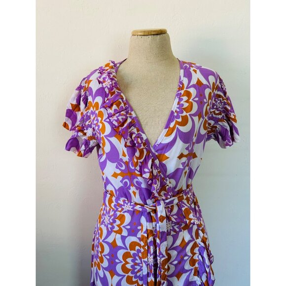 Feather & Find Wrap Dress - Picture 9 of 11